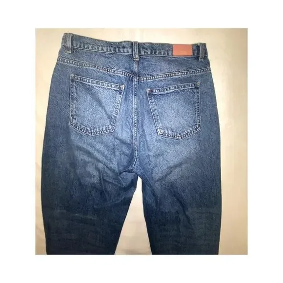 Womens Zara Premium Denim Straigh Leg Jeans Size 6 - Picture 5 of 6